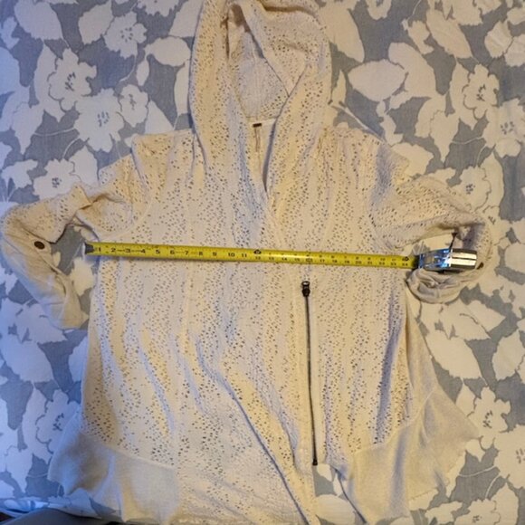 Free People open lacy cardigan sweater - Picture 8 of 9